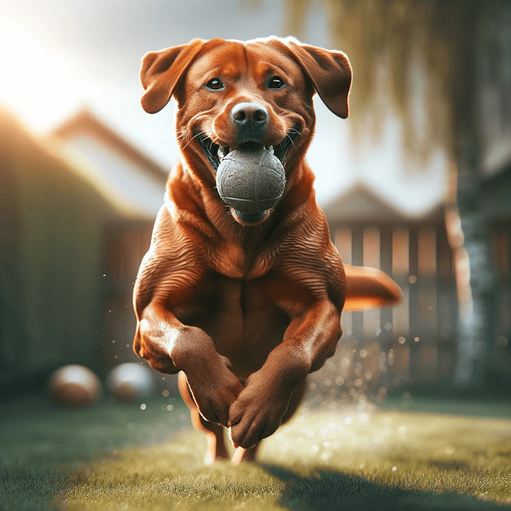 Red_Fox_Lab_playing_fetch_showcasing_its_love_for_playtime