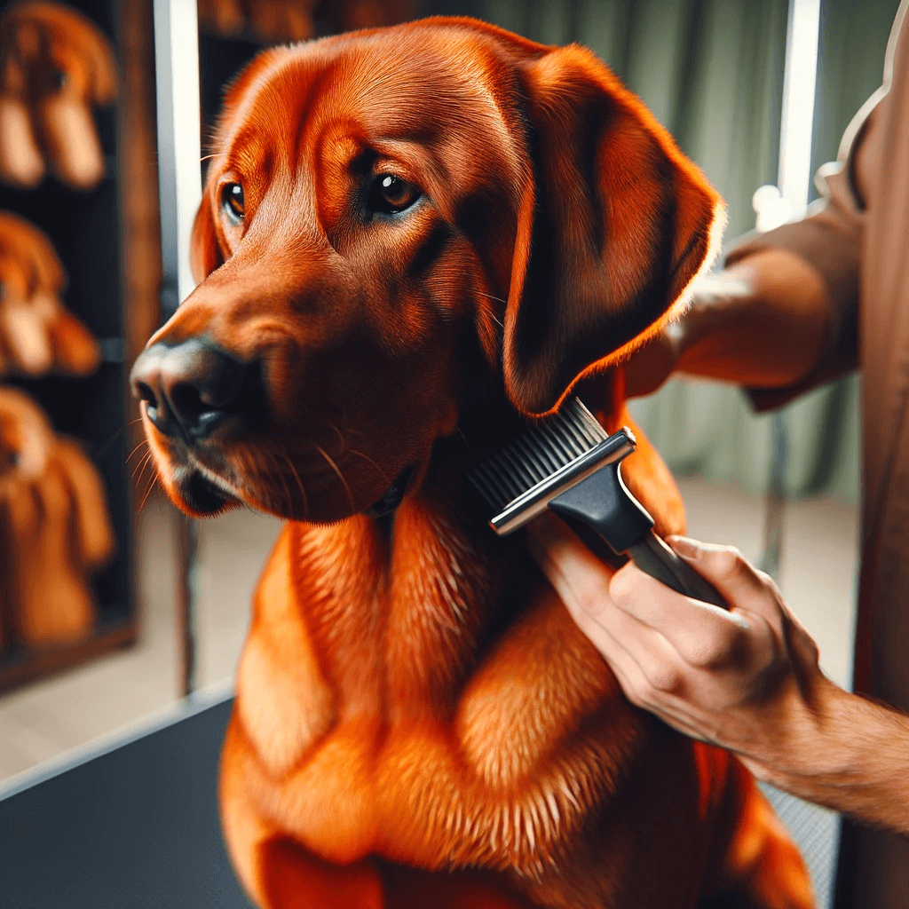 Red_Fox_Lab_with_a_coat_that_requires_minimal_grooming_but_sheds_moderately