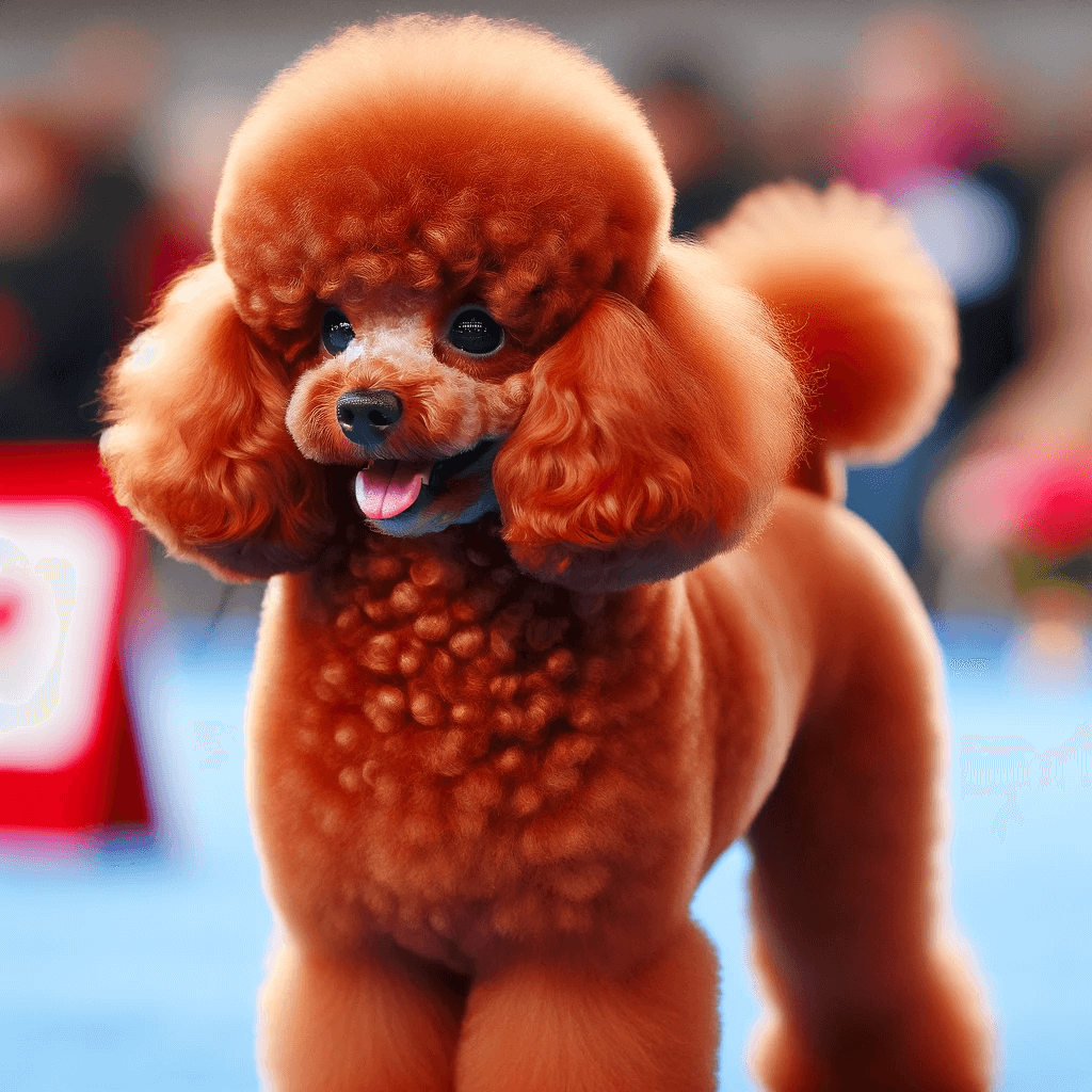 Japanese red toy poodle full grown deals