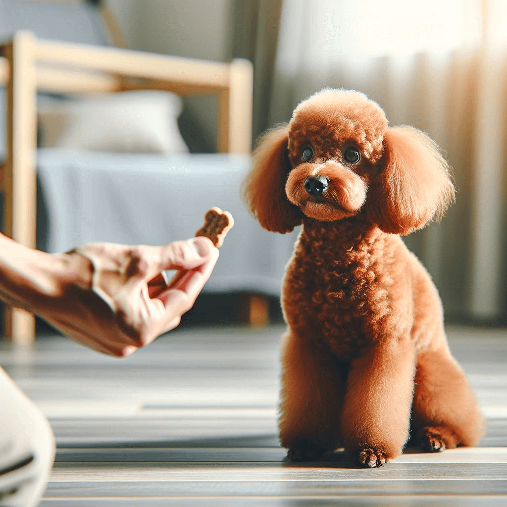 Red_Toy_Poodle_waiting_patiently_for_a_treat_demonstrating_its_discipline_and_responsiveness_to_positive_reinforcement_training.