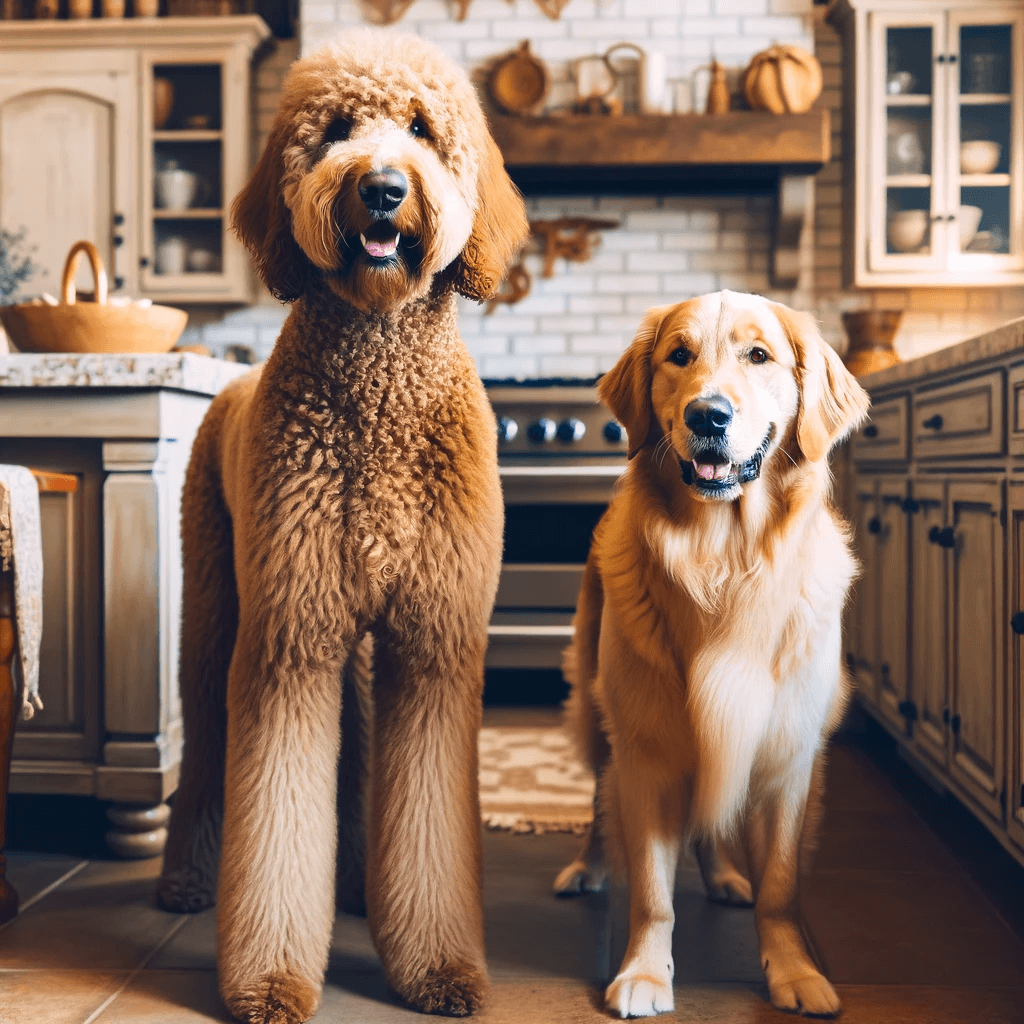 Flat hair goldendoodle top