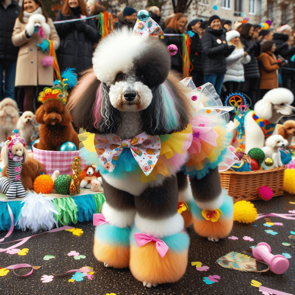 arti_Poodle_dressed_in_a_whimsical_costume_for_a_dog_parade_surrounded_by_festive_decorations