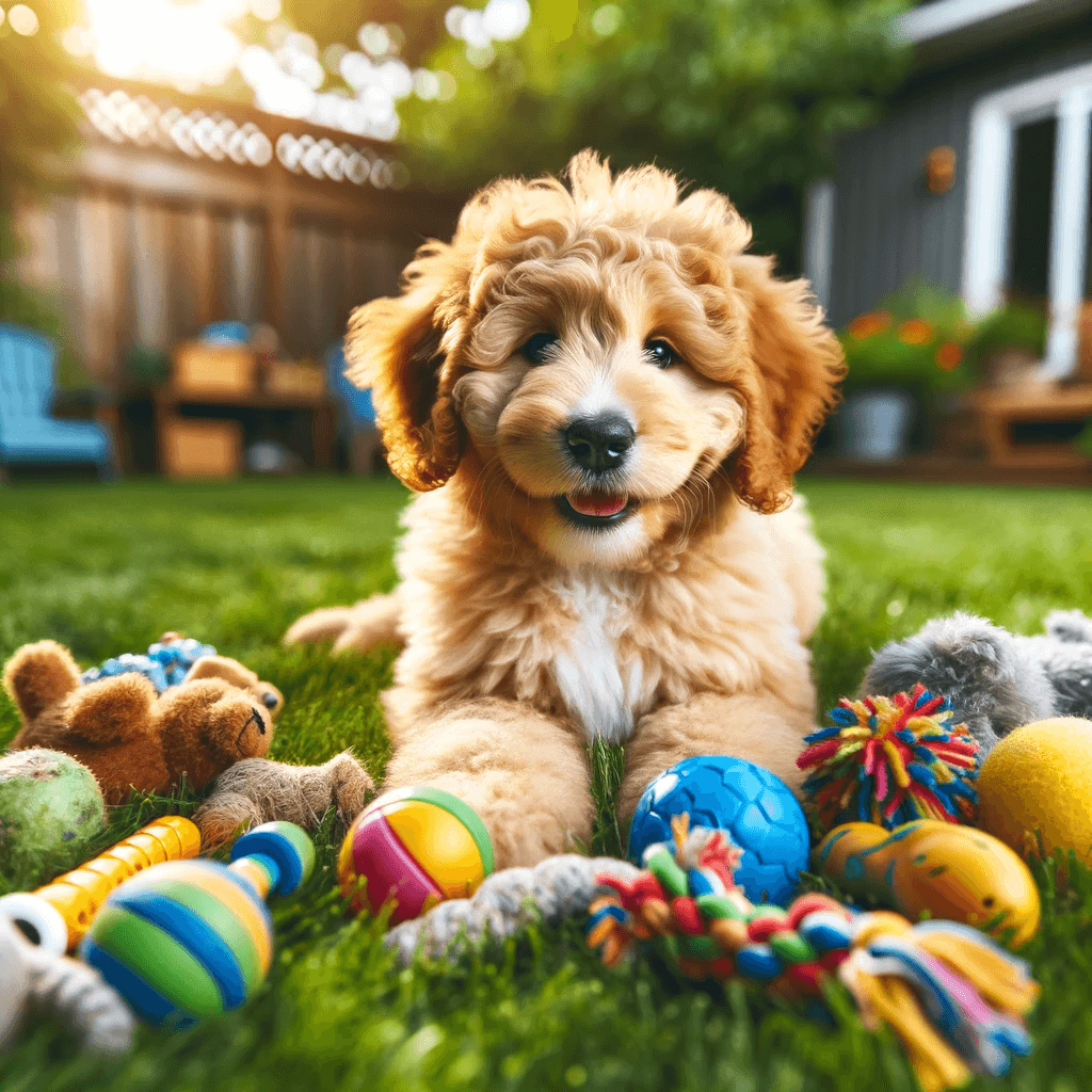 f1bb_Golden_Mountain_Doodle_puppy_a_mix_of_golden_retriever_Bernese_mountain_dog_and_poodle_playing_with_colorful_toys_in_a_grassy_backyard