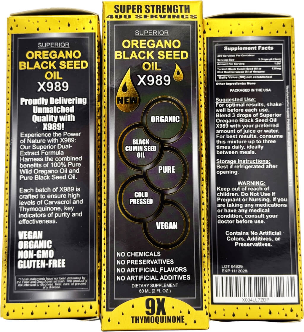 faq oil of oregano with black seed oil