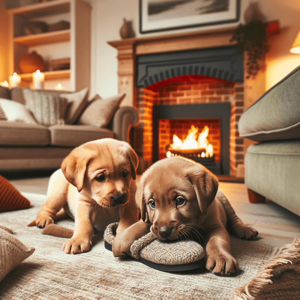 green_Labrador_puppies_with_a_greenish_fur_hue_in_a_cozy_living_room_with_a_warm_fireplace
