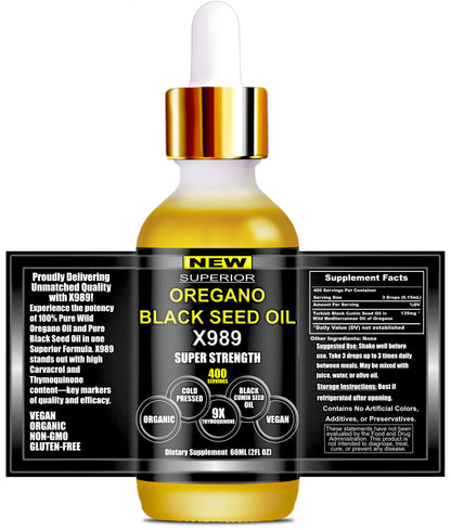 Oil of oregano with black seed oil 