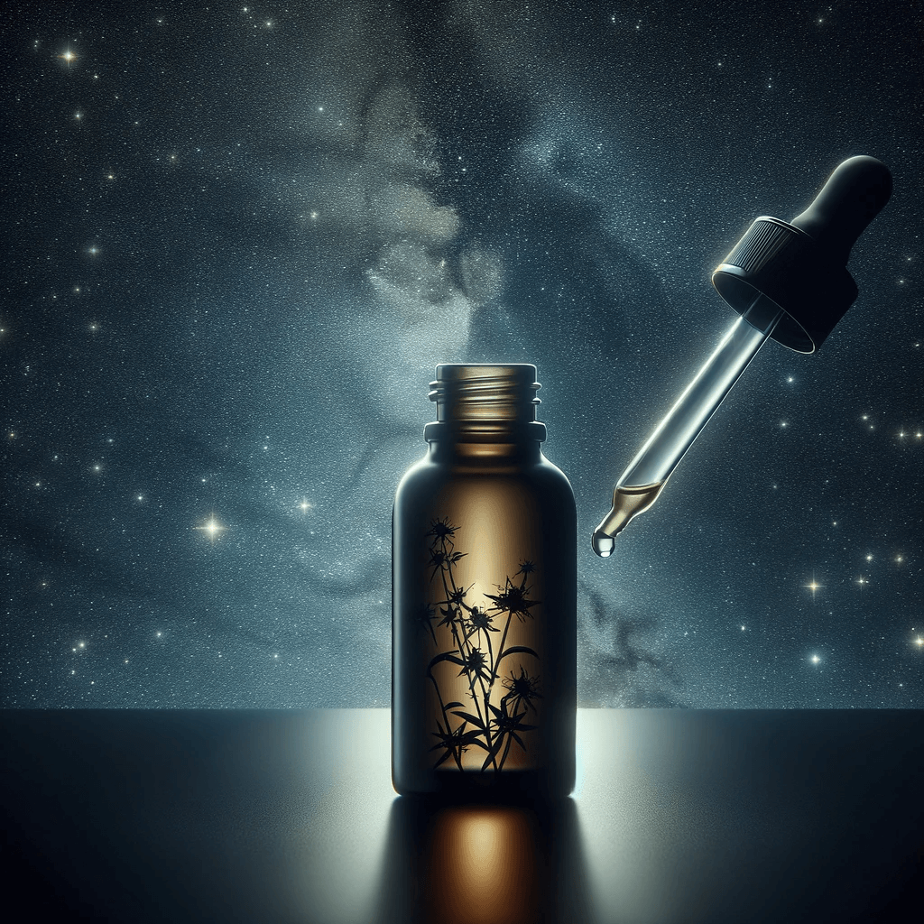 oregano_oil_bottle_with_a_dropper_set_against_a_backdrop_of_a_starry_night_sky