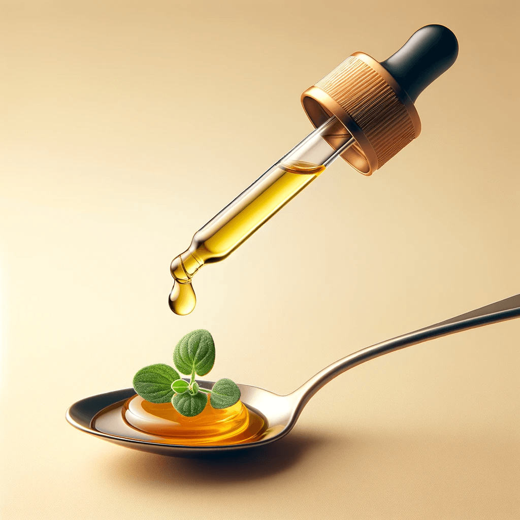 oregano_oil_positioned_with_precision_above_a_spoonful_of_honey