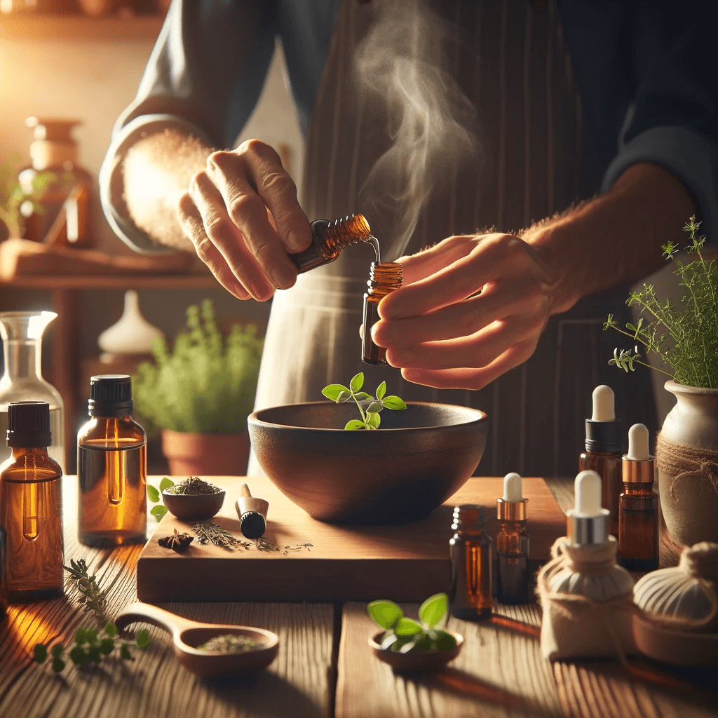 oregano_oil_with_other_essential_oils_creating_a_unique_and_soothing_aroma