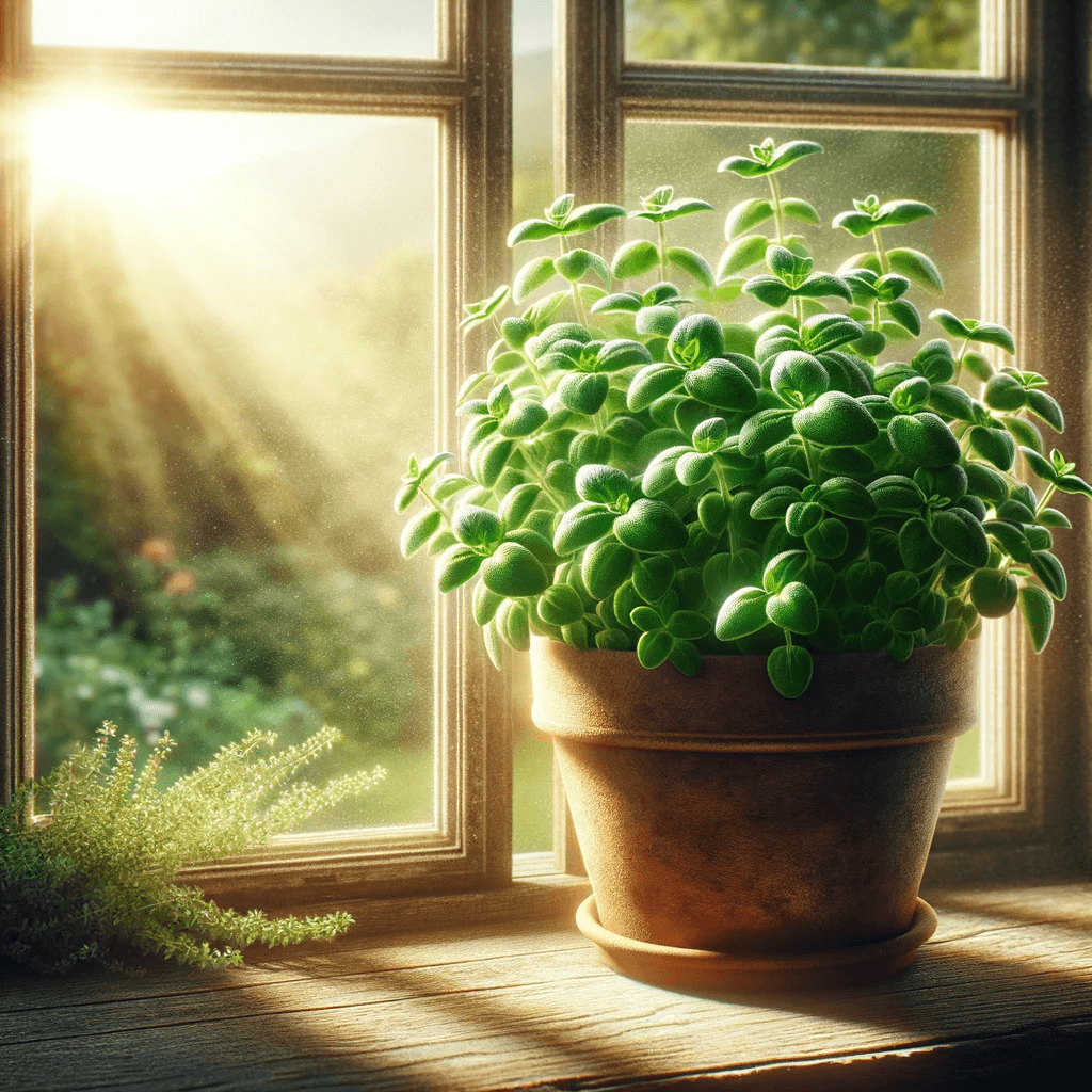oregano_plant_thriving_on_a_sunny_windows